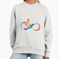 Rainbow Hummingbird with Infinity - Adult & Kids T-Shirts, Sweatshirts & Hoodies apparel design preview 1