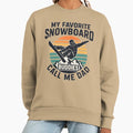 Vintage My Favorite Snowboard Buddies Call Me Dad - Adult & Kids T-Shirts, Sweatshirts & Hoodies apparel design preview 1
