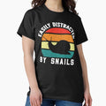 Easily Distracted By Snails (Funny Gift For Snail - Adult & Kids T-Shirts, Sweatshirts & Hoodies apparel design preview 1