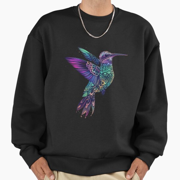 Stylized Hummingbird 3 - Adult & Kids T-Shirts, Sweatshirts & Hoodies apparel design preview 1