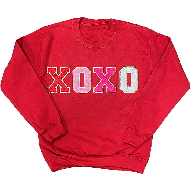 Girlie Girl XOXO Valentine - Adult & Kids T-Shirts, Sweatshirts & Hoodies apparel design preview 2