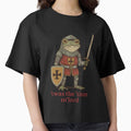 'Twas the 'Tism, M'Lord Medieval Frog Knight Meme - Adult & Kids T-Shirts, Sweatshirts & Hoodies apparel design preview 1