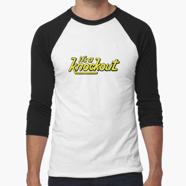 It's A Knockout! Baseball ¾ Sleeve - Adult & Kids T-Shirts, Sweatshirts & Hoodies apparel design preview 1