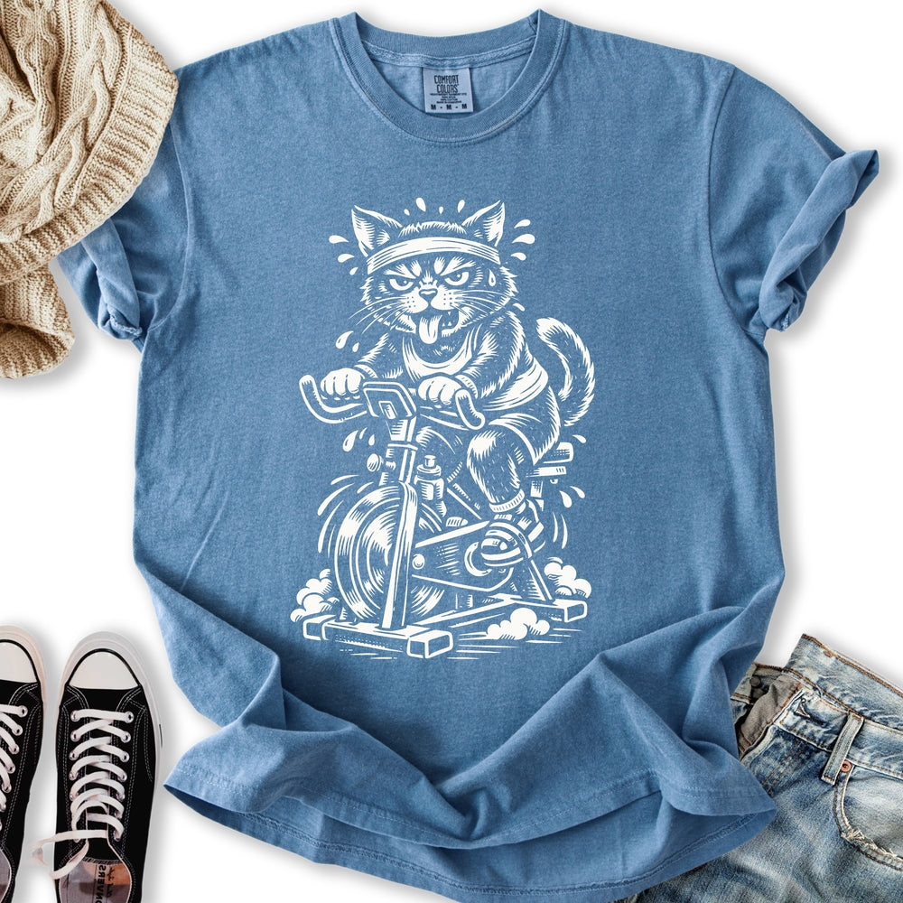 Cat Spin Class - Adult & Kids T-Shirts, Sweatshirts & Hoodies apparel design preview 2