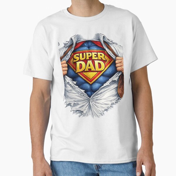 Super Dad Superhero Gift - Adult & Kids T-Shirts, Sweatshirts & Hoodies apparel design preview 1