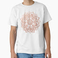 Rose Gold Mandala Flower - Adult & Kids T-Shirts, Sweatshirts & Hoodies apparel design preview 1