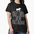 Unicorns are my spirit animal - Adult & Kids T-Shirts, Sweatshirts & Hoodies apparel design preview 1