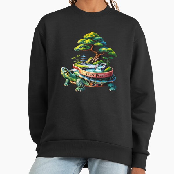 FUNNY LEGENDARY TURTLE. ANIMAL. Inner peace - Adult & Kids T-Shirts, Sweatshirts & Hoodies apparel design preview 1