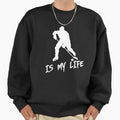 Hockey is my life - Adult & Kids T-Shirts, Sweatshirts & Hoodies apparel design preview 1