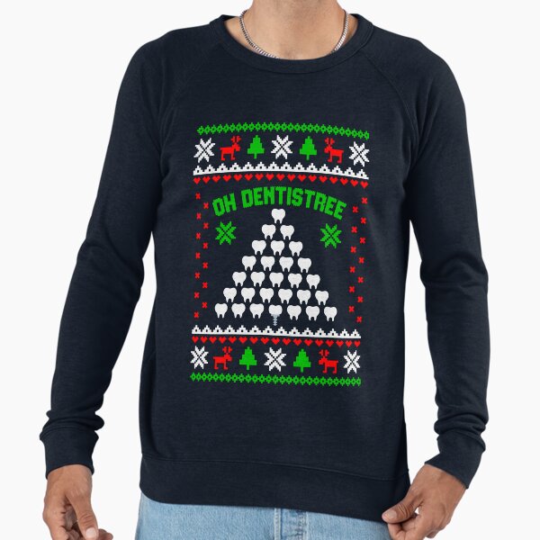 Oh Dentistree Funny Dental Ugly Christmas Sweater - Adult & Kids T-Shirts, Sweatshirts & Hoodies apparel design preview 1