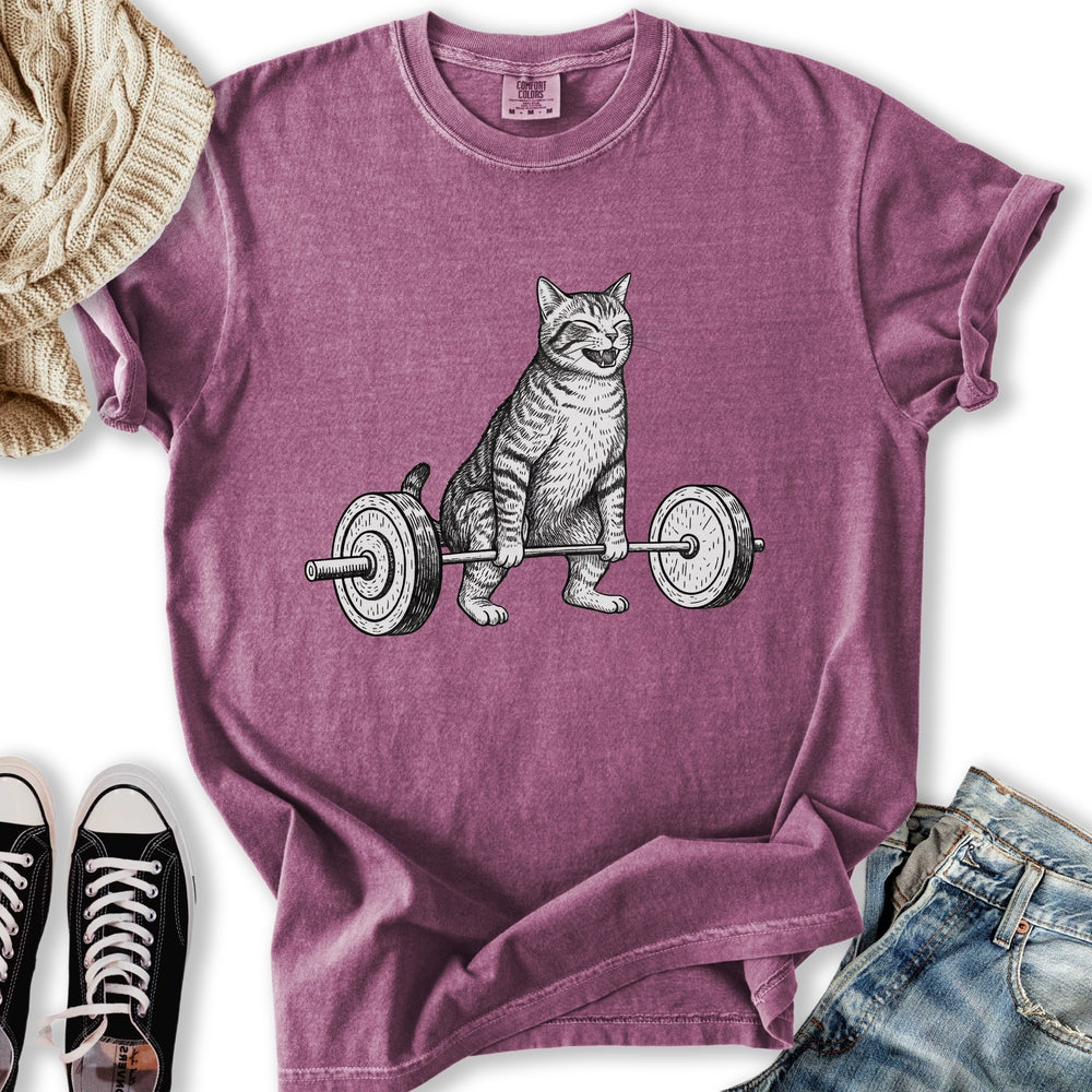 Deadlift Cat - Adult & Kids T-Shirts, Sweatshirts & Hoodies apparel design preview 1