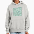 Mosaico azulejo flores verde azul - Adult & Kids T-Shirts, Sweatshirts & Hoodies apparel design preview 1
