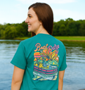 Southern Couture Boat Daze Comfort Colors - Adult & Kids T-Shirts, Sweatshirts & Hoodies apparel design preview 1