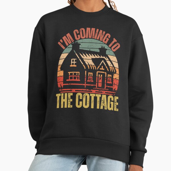 I'm Coming To The Cottage Retro Sunset Romance - Adult & Kids T-Shirts, Sweatshirts & Hoodies apparel design preview 1