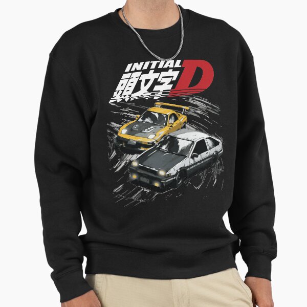 Mountain Drift Racing Initial D Tandems AE86 vs FD - Adult & Kids T-Shirts, Sweatshirts & Hoodies apparel design preview 1