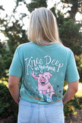 Southernology Knee Deep in Muck Pig Comfort Colors - Adult & Kids T-Shirts, Sweatshirts & Hoodies apparel design preview 1