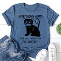 Everything Hurts Print Women Slogan - Adult & Kids T-Shirts, Sweatshirts & Hoodies apparel design preview 1