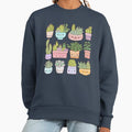 Kawaii succulents pattern - Adult & Kids T-Shirts, Sweatshirts & Hoodies apparel design preview 1