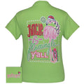 Girlie Girl Originals Preppy Jingle And Flamingle - Adult & Kids T-Shirts, Sweatshirts & Hoodies apparel design preview 1