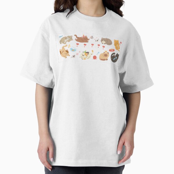 Cats with mouse, heart and fish - Adult & Kids T-Shirts, Sweatshirts & Hoodies apparel design preview 1