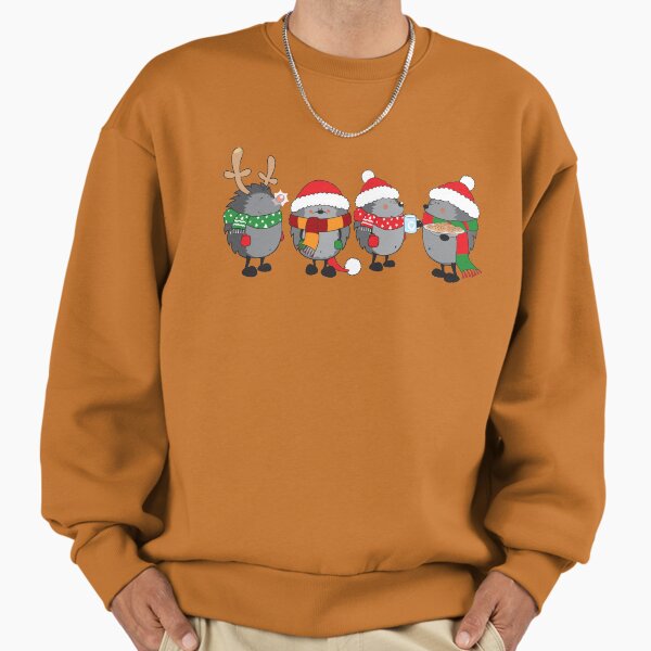 Christmas hedgehogs - Adult & Kids T-Shirts, Sweatshirts & Hoodies apparel design preview 1