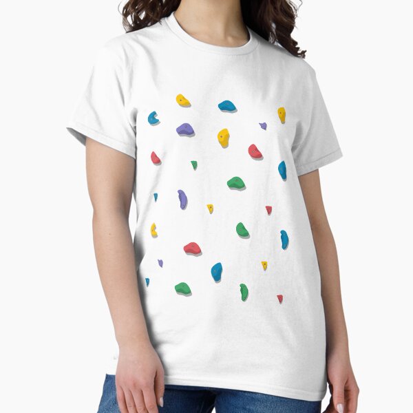 Rock Climbing Boulder Hold Pattern - Adult & Kids T-Shirts, Sweatshirts & Hoodies apparel design preview 1
