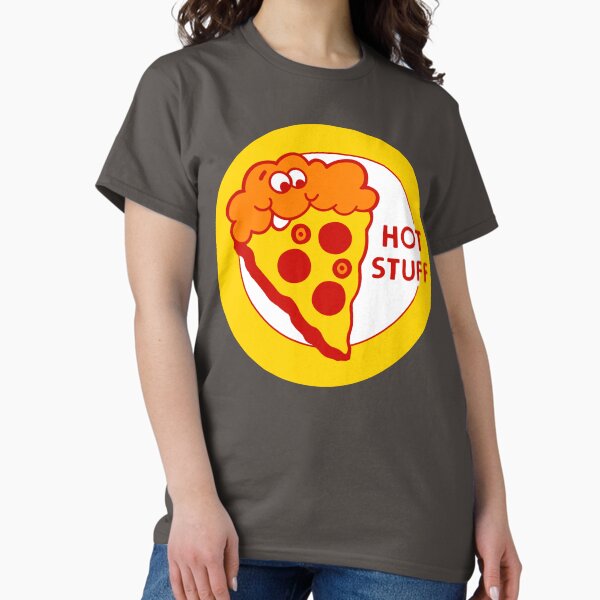 Hot Stuff! Classic 80s Scratch-and-Sniff Sticker - Adult & Kids T-Shirts, Sweatshirts & Hoodies apparel design preview 1