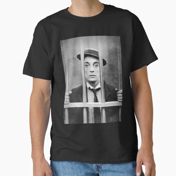 Buster Keaton Cops BW Vintage D17 - Adult & Kids T-Shirts, Sweatshirts & Hoodies apparel design preview 1