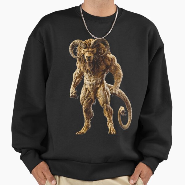 Horned Lion Serpent - Adult & Kids T-Shirts, Sweatshirts & Hoodies apparel design preview 1