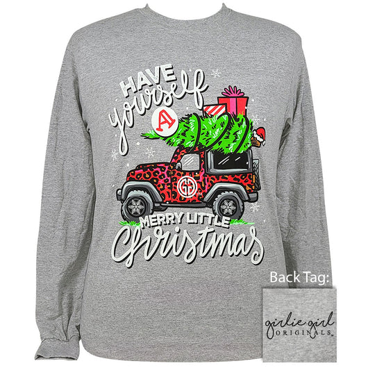 Girlie Girl Originals Merry Little Christmas Holiday - Adult & Kids T-Shirts, Sweatshirts & Hoodies apparel design preview 2