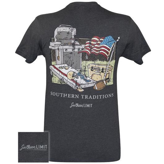 Southern Limits Tailgate Traditions - Adult & Kids T-Shirts, Sweatshirts & Hoodies apparel design preview 2