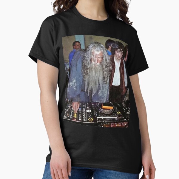 Gandalf DJ with Frodo - Adult & Kids T-Shirts, Sweatshirts & Hoodies apparel design preview 1