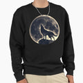 Wolf, moon, fantasy, wild, dog, wolves - Adult & Kids T-Shirts, Sweatshirts & Hoodies apparel design preview 1