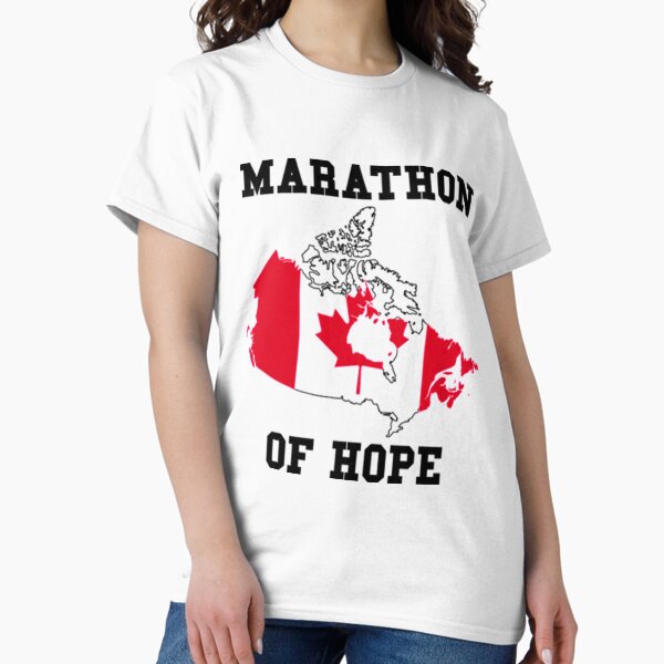 MARATHON OF HOPE classique -Terry Fox - Adult & Kids T-Shirts, Sweatshirts & Hoodies apparel design preview 1