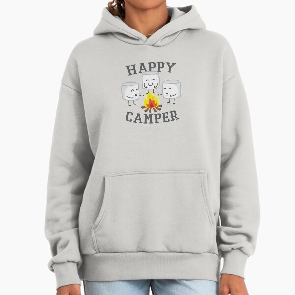 Happy Camper Marshmallows Design - Adult & Kids T-Shirts, Sweatshirts & Hoodies apparel design preview 1