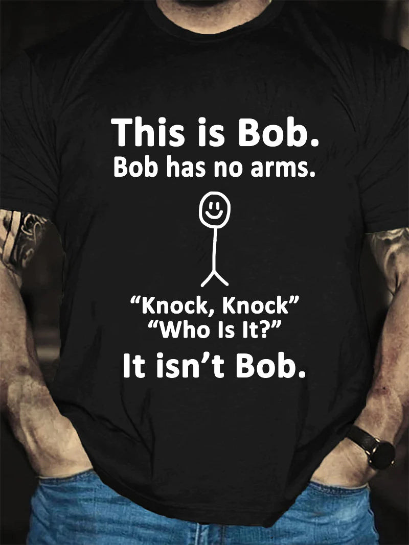 This Is Bob Has No Arms Print Men Slogan - Adult & Kids T-Shirts, Sweatshirts & Hoodies apparel design preview 3
