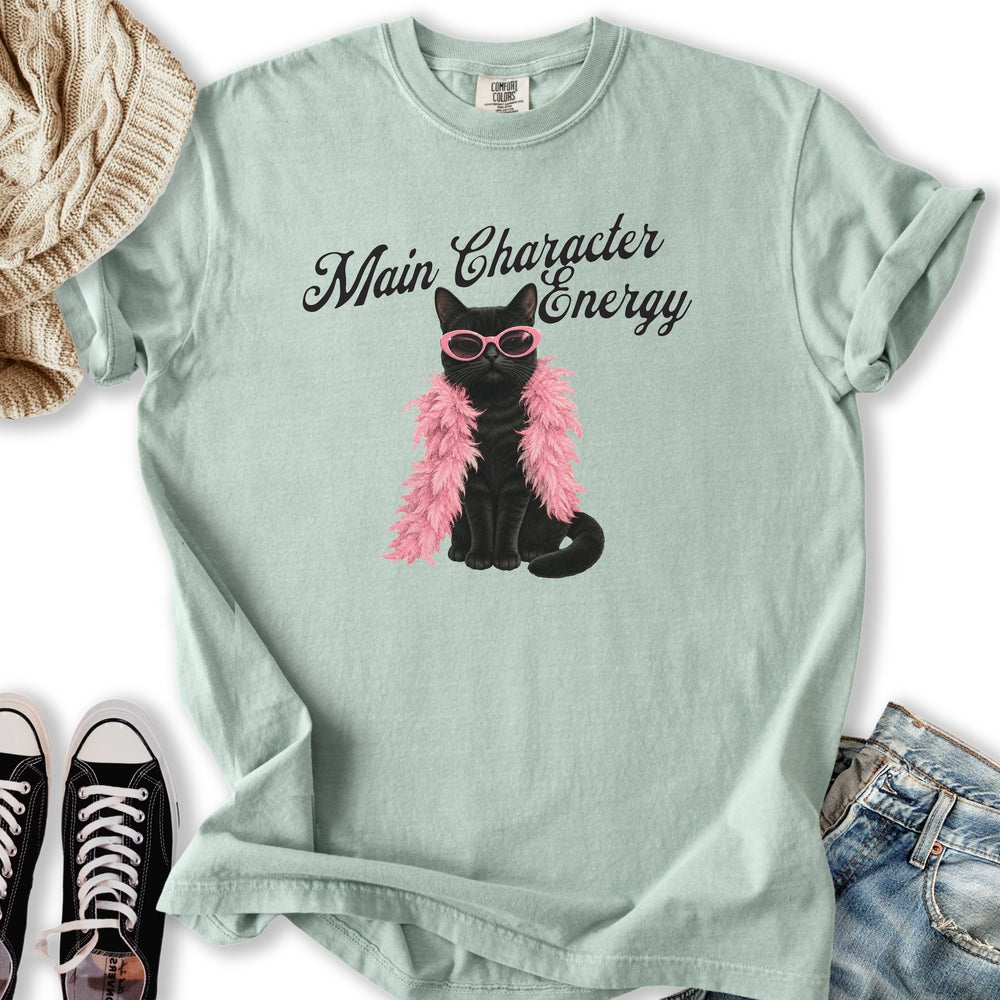 Main Character Black Cat - Adult & Kids T-Shirts, Sweatshirts & Hoodies apparel design preview 2