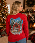 SALE Sassy Frass Christmas Barn - Adult & Kids T-Shirts, Sweatshirts & Hoodies apparel design preview 1