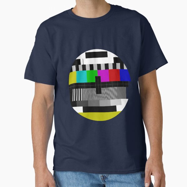 90's TV Test pattern Retro No Signal - Adult & Kids T-Shirts, Sweatshirts & Hoodies apparel design preview 1