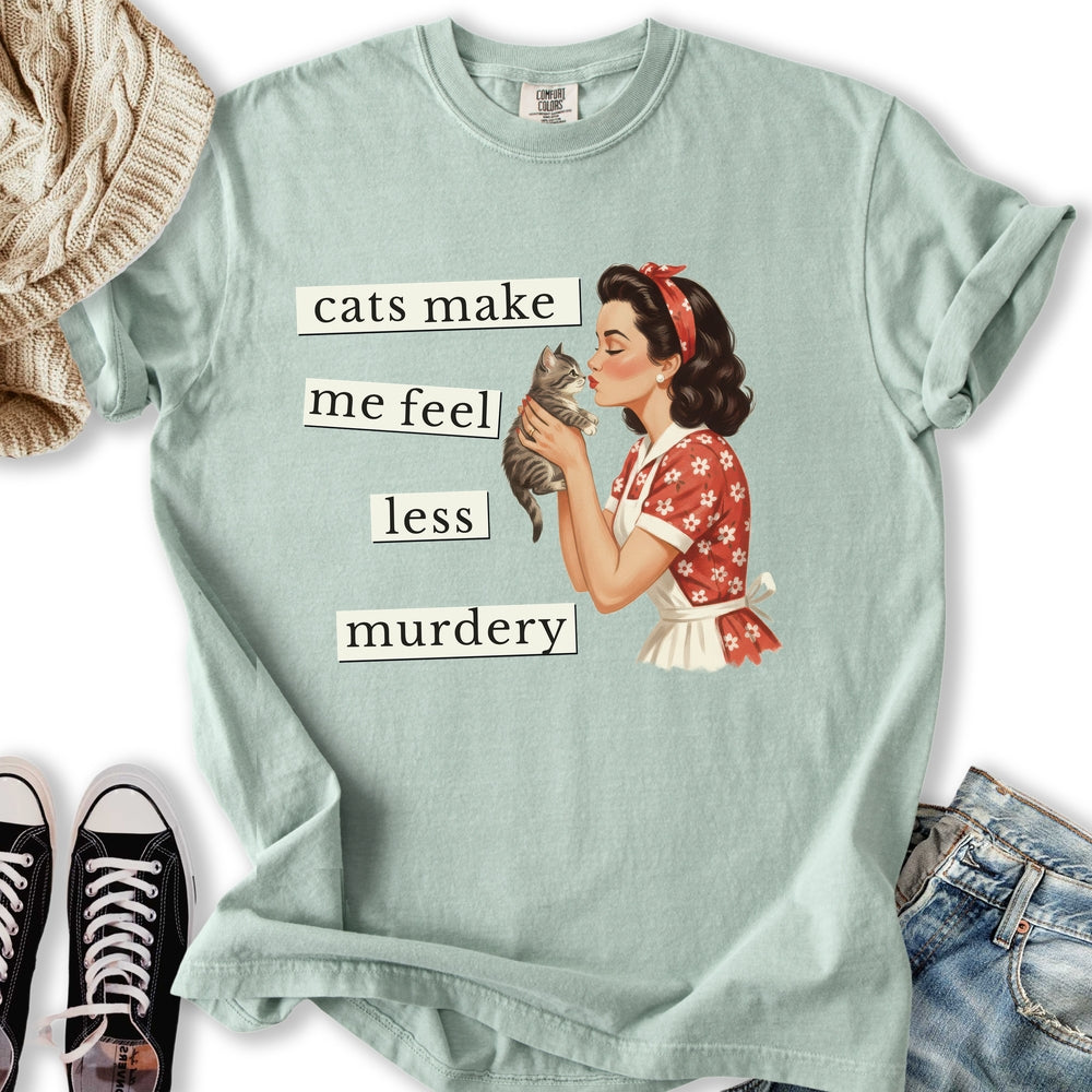 Less Murdery - Adult & Kids T-Shirts, Sweatshirts & Hoodies apparel design preview 2