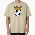 Soccer Ball with Crown - Adult & Kids T-Shirts, Sweatshirts & Hoodies apparel design preview 1