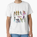 Cycling Legends pattern - Adult & Kids T-Shirts, Sweatshirts & Hoodies apparel design preview 1