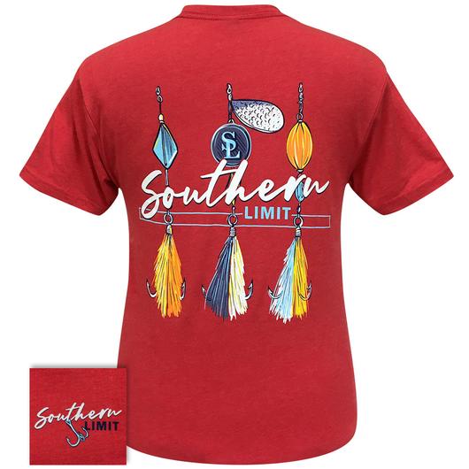Southern Limits Fishing Lures - Adult & Kids T-Shirts, Sweatshirts & Hoodies apparel design preview 1