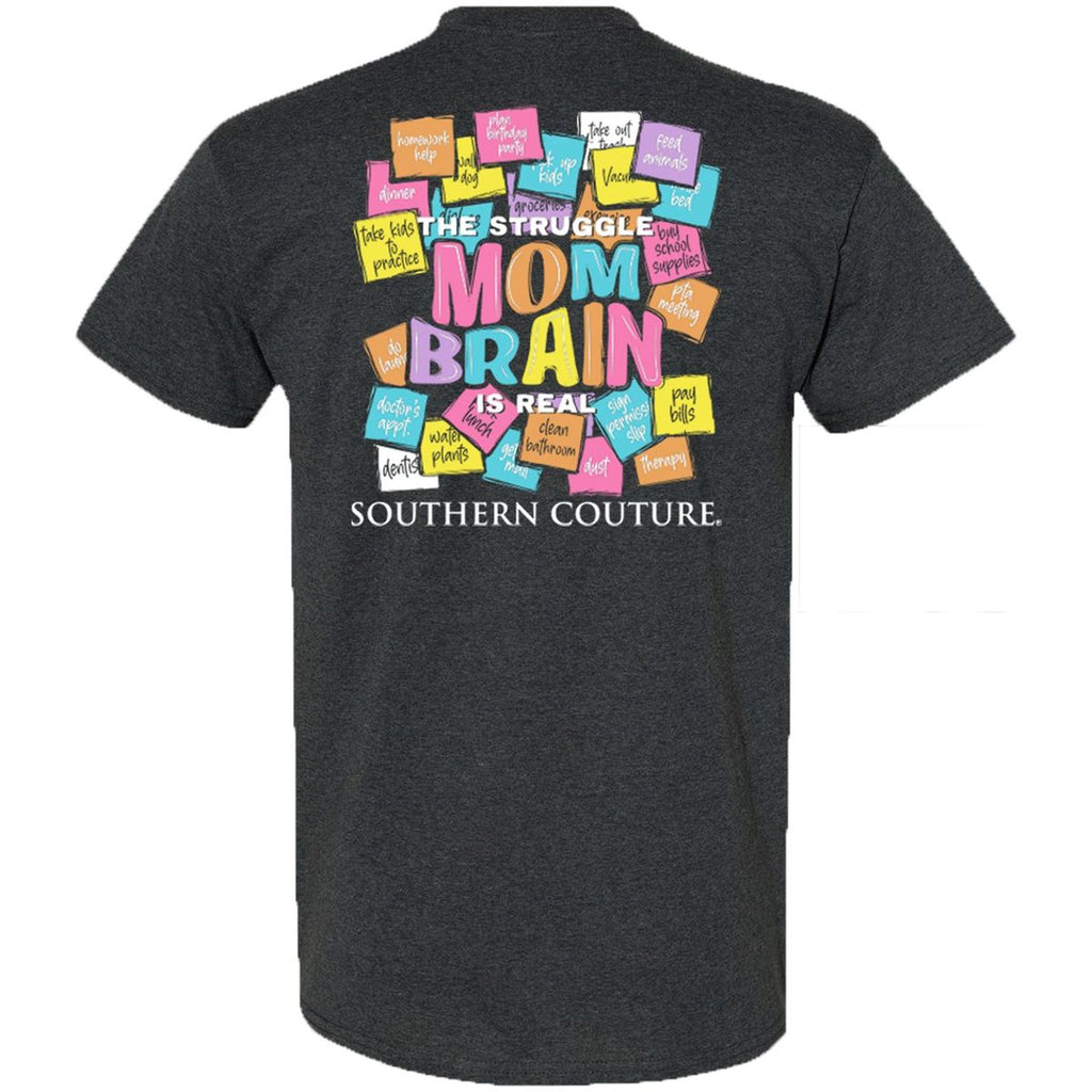 Southern Couture Classic Mom Brain - Adult & Kids T-Shirts, Sweatshirts & Hoodies apparel design preview 1