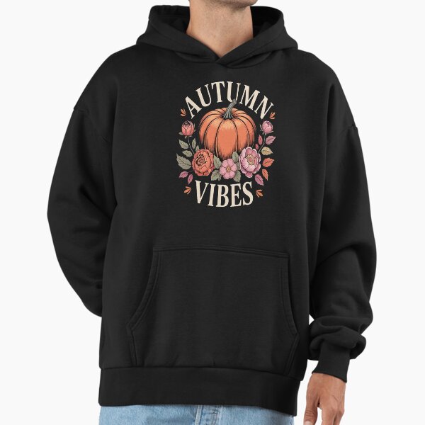 Autumn Vibes Pumpkin Fall Thanksgiving - Adult & Kids T-Shirts, Sweatshirts & Hoodies apparel design preview 1