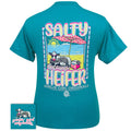 Girlie Girl Originals Salty Heifer Cow Beach - Adult & Kids T-Shirts, Sweatshirts & Hoodies apparel design preview 1