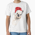 Christmas Sneaky Llama in Green - Adult & Kids T-Shirts, Sweatshirts & Hoodies apparel design preview 1