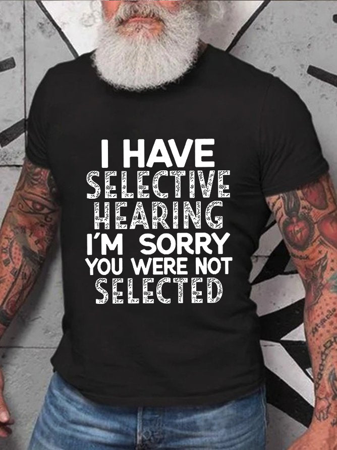 I Have Selective Print Men Slogan - Adult & Kids T-Shirts, Sweatshirts & Hoodies apparel design preview 5