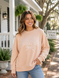 Simply Southern 0226 Mama Bow Embroidered Crew - Adult & Kids T-Shirts, Sweatshirts & Hoodies apparel design preview 1