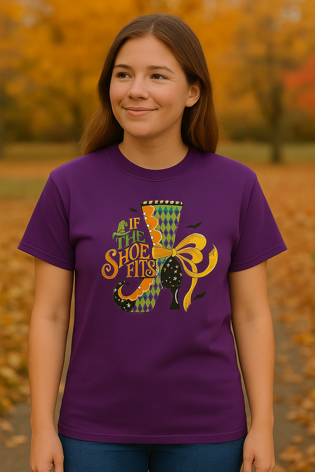 Southern Couture Soft If The Shoe Fits Fall - Adult & Kids T-Shirts, Sweatshirts & Hoodies apparel design preview 1